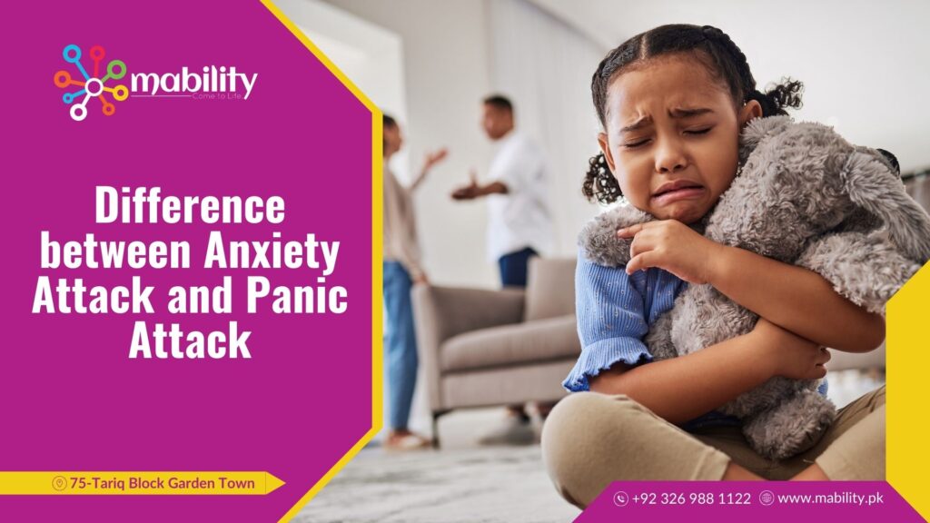 Difference between Anxiety Attack and Panic Attack
